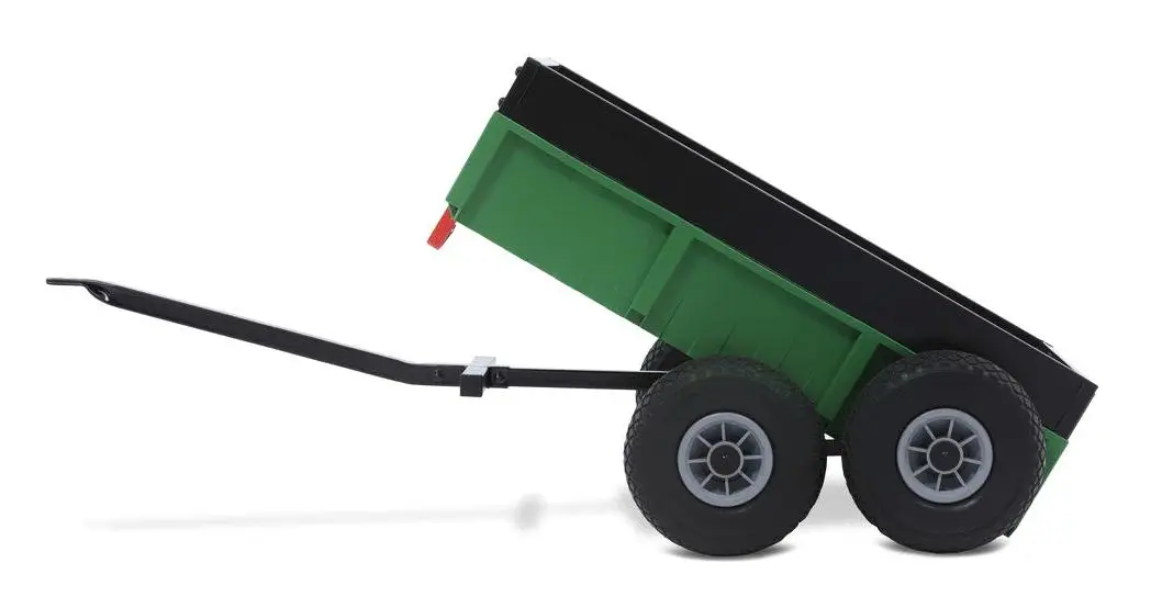 Remorca pentru tractor cu pedale Berg Tandem XL 18.08.04.00 (Green/Black)