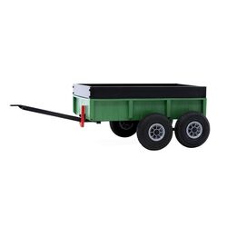 Remorca pentru tractor cu pedale Berg Tandem XL 18.08.04.00 (Green/Black)