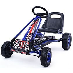 Carting cu pedale Costway TY283250BL (Blue)