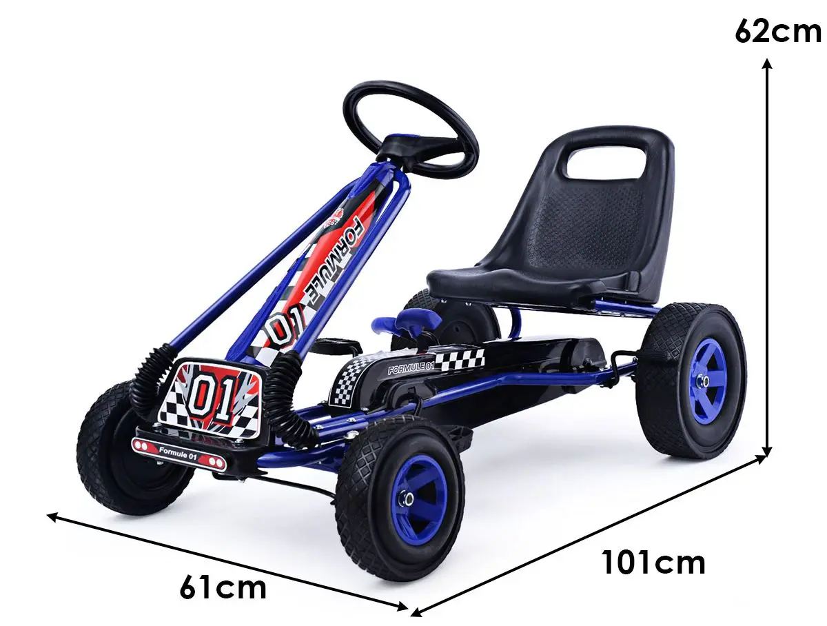 Картинг с педалями Costway TY283250BL (Blue)