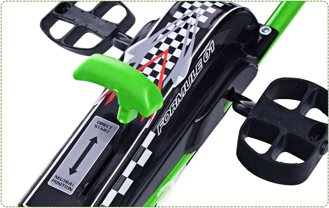 Картинг с педалями Costway TY283250GN (Green/Black)