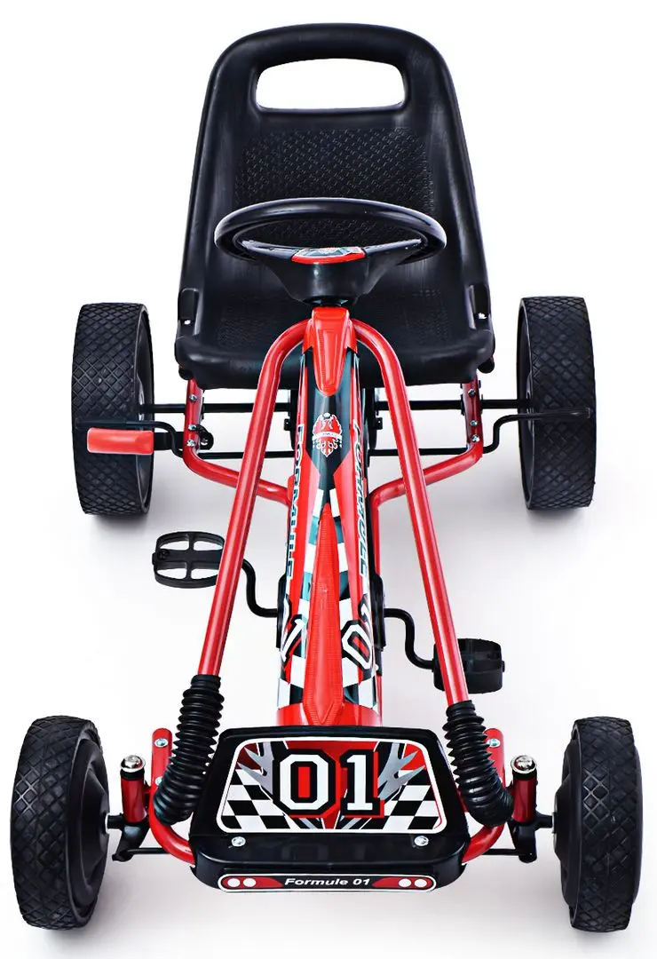 Carting cu pedale Costway TY283250RE (Red)