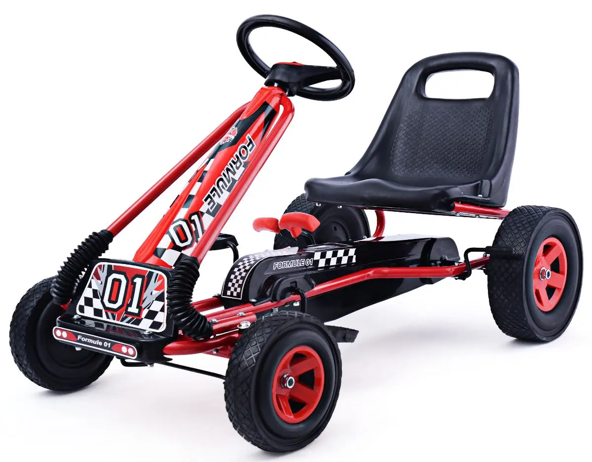 Carting cu pedale Costway TY283250RE (Red)