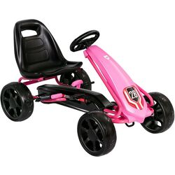 Carting cu pedale Costway TY326024PI (Pink)