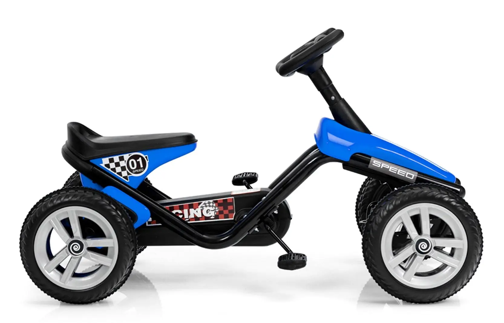 Carting cu pedale Costway TY327451BL (Blue)