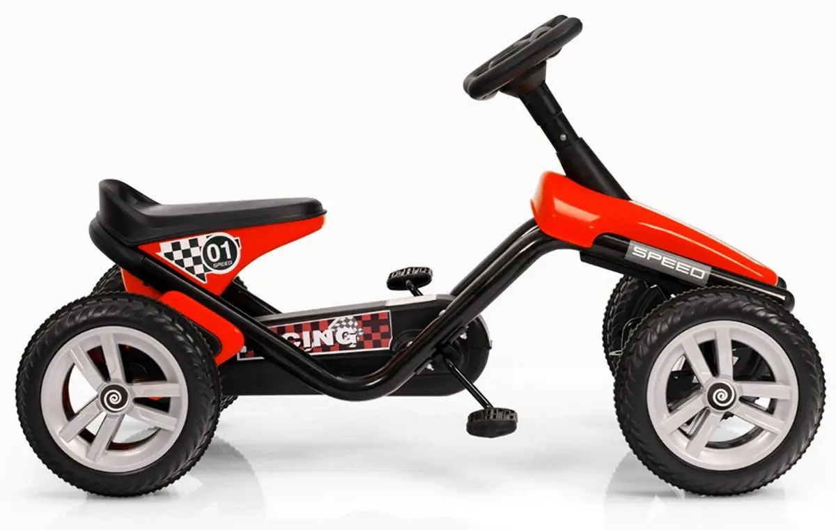 Carting cu pedale Costway TY327451RE (Red)