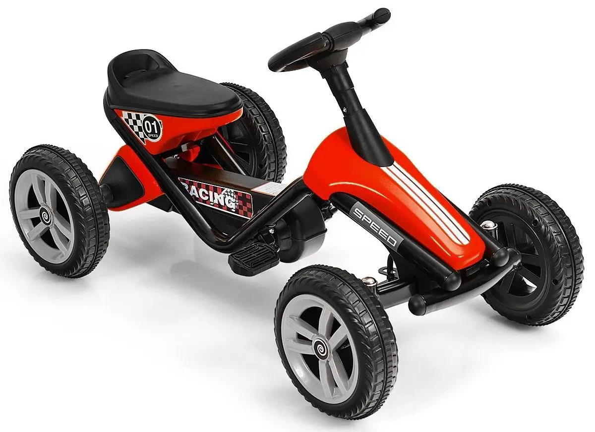 Carting cu pedale Costway TY327451RE (Red)