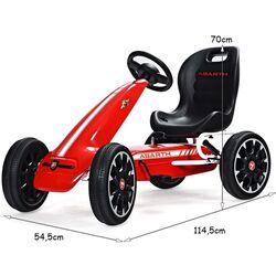 Carting cu pedale Costway TY327771RE (Red) Thumb