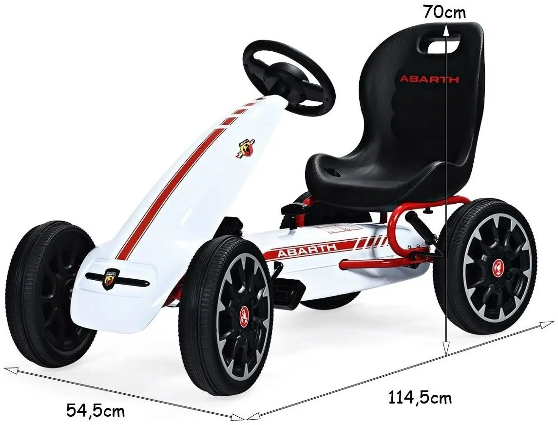 Carting cu pedale Costway TY327771WH (White)