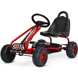 Carting cu pedale Costway TY327797RE (Red/Black) Thumb