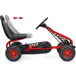 Carting cu pedale Costway TY327797RE (Red/Black) Thumb