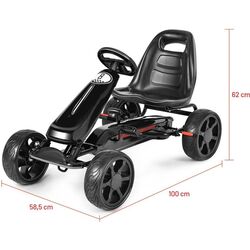 Carting cu pedale Costway TY570630BK (Black) Thumb