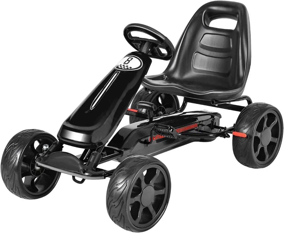 Carting cu pedale Costway TY570630BK (Black)