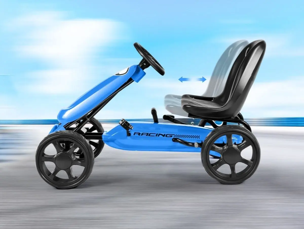 Carting cu pedale Costway TY570630NY (Blue)