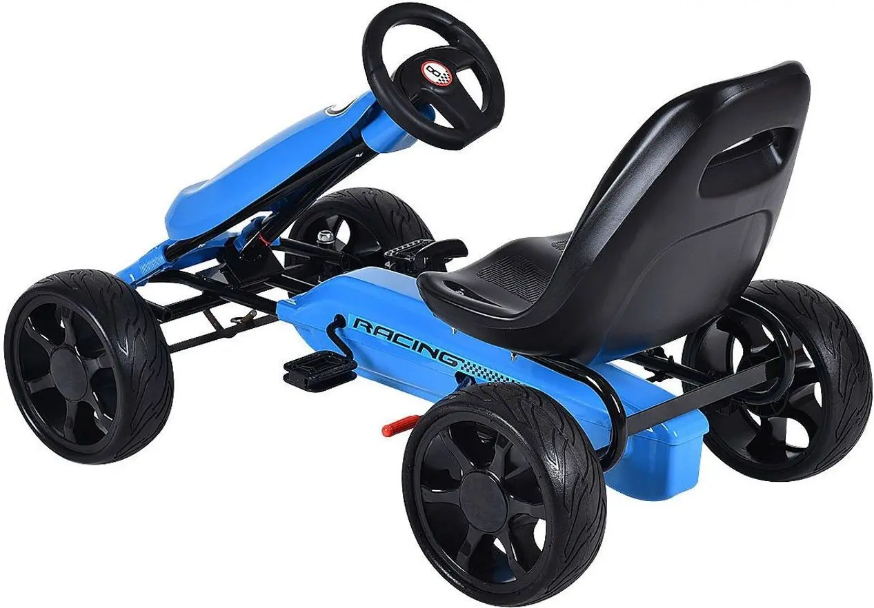 Carting cu pedale Costway TY570630NY (Blue)