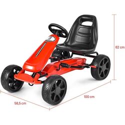 Carting cu pedale Costway TY570630RE (Red) Thumb