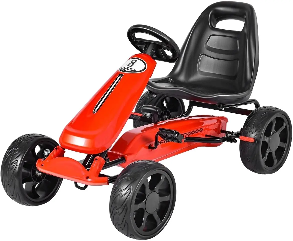 Carting cu pedale Costway TY570630RE (Red)