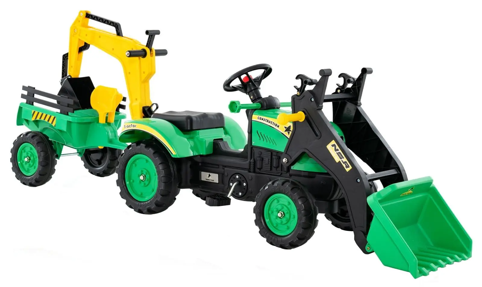 Педальный трактор Costway TQ10169GN (Green)