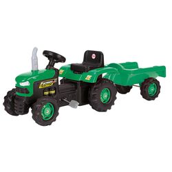 Tractor cu pedale cu remorca Dolu 8053 (Green/Black)