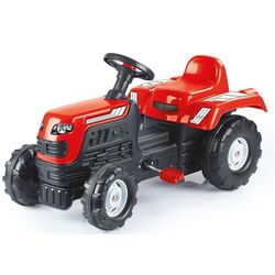 Педальный трактор с прицепом Dolu 8146 (Red/Black) Thumb