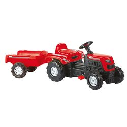 Tractor cu pedalecu remorca Dolu 8146 (Red/Black)