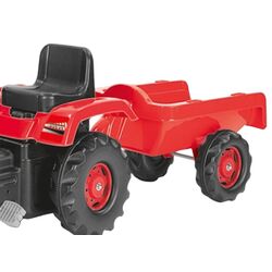Tractor cu pedale cu remorca Dolu 8153 (Red/Black) Thumb