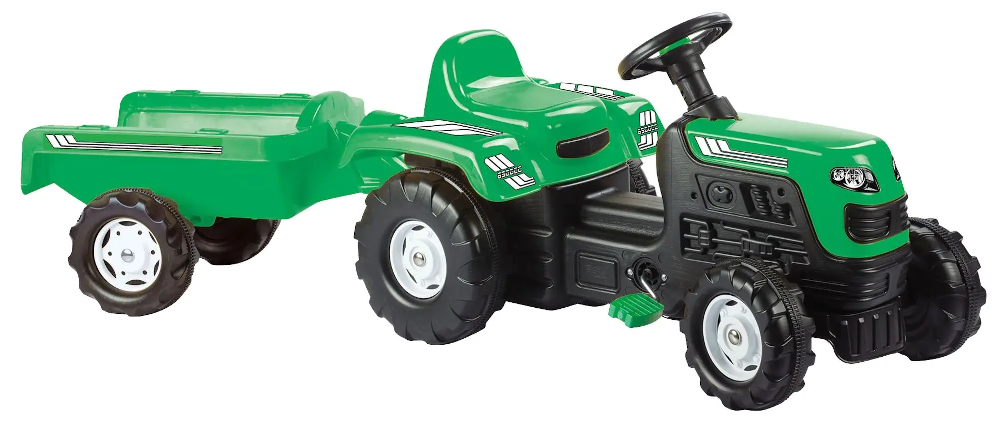Tractor cu pedale cu remorca Dolu 8246 (Green/Black)