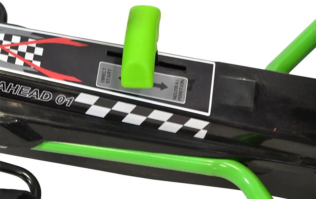 Carting cu pedale Enero 1007700 (Black/Green)