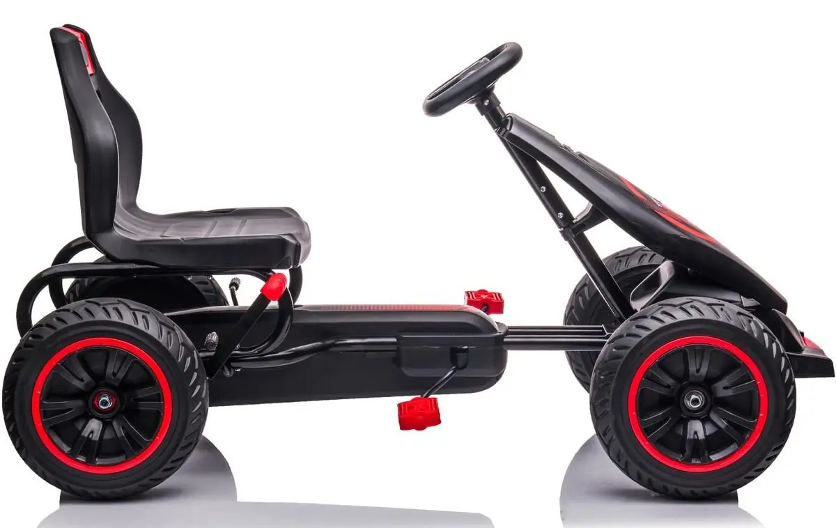 Carting cu pedale Enero 18 1053561 (Black/Red)