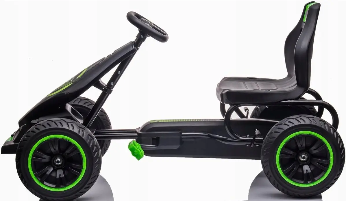 Carting cu pedale Enero 18 1061122 (Black/Green)