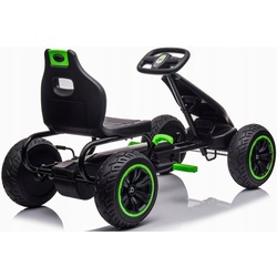 Carting cu pedale Enero 18 1061122 (Black/Green) Thumb