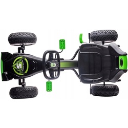 Carting cu pedale Enero 18 1061122 (Black/Green) Thumb