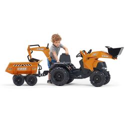 Tractor cu pedale Falk Case CE 997W (Orange/Black) Thumb