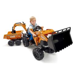 Tractor cu pedale Falk Case CE 997W (Orange/Black) Thumb