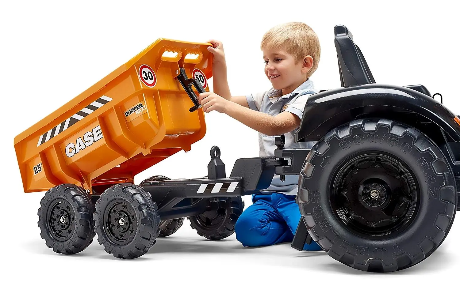 Tractor cu pedale Falk Case CE 997W (Orange/Black)