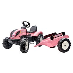 Tractor cu pedale Falk Country Star 1058AB (Pink)
