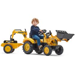 Tractor cu pedale Falk Komatsu 2086Y (Yellow) Thumb