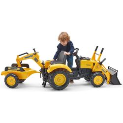 Tractor cu pedale Falk Komatsu 2086Y (Yellow) Thumb