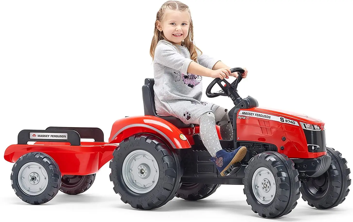 Tractor cu pedale Falk Massey Ferguson 4010AB (Red)