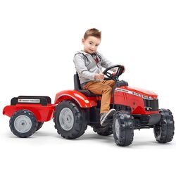 Tractor cu pedale Falk Massey Ferguson 4010AB (Red) Thumb