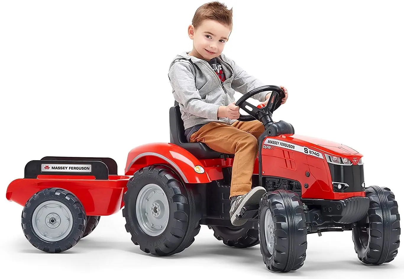 Tractor cu pedale Falk Massey Ferguson 4010AB (Red)