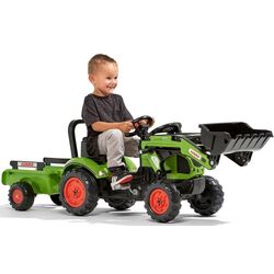 Tractor cu pedale si remorca Falk Claas 2040AM (Green) Thumb