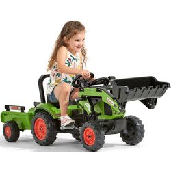 Tractor cu pedale si remorca Falk Claas 2040AM (Green) Thumb