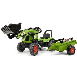 Tractor cu pedale si remorca Falk Claas 2040AM (Green)