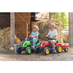 Tractor cu pedale si remorca Falk Country Farmer 2057L (Green/Black) Thumb