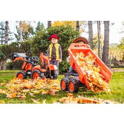 Tractor cu pedale si remorca Falk Kubota 2090W (Orange) Thumb