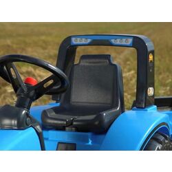 Tractor cu pedale si remorca Falk Landini 3010AB (Blue/Black) Thumb