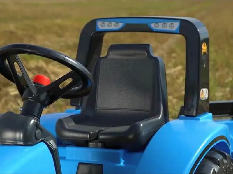 Tractor cu pedale si remorca Falk Landini 3010AB (Blue/Black)