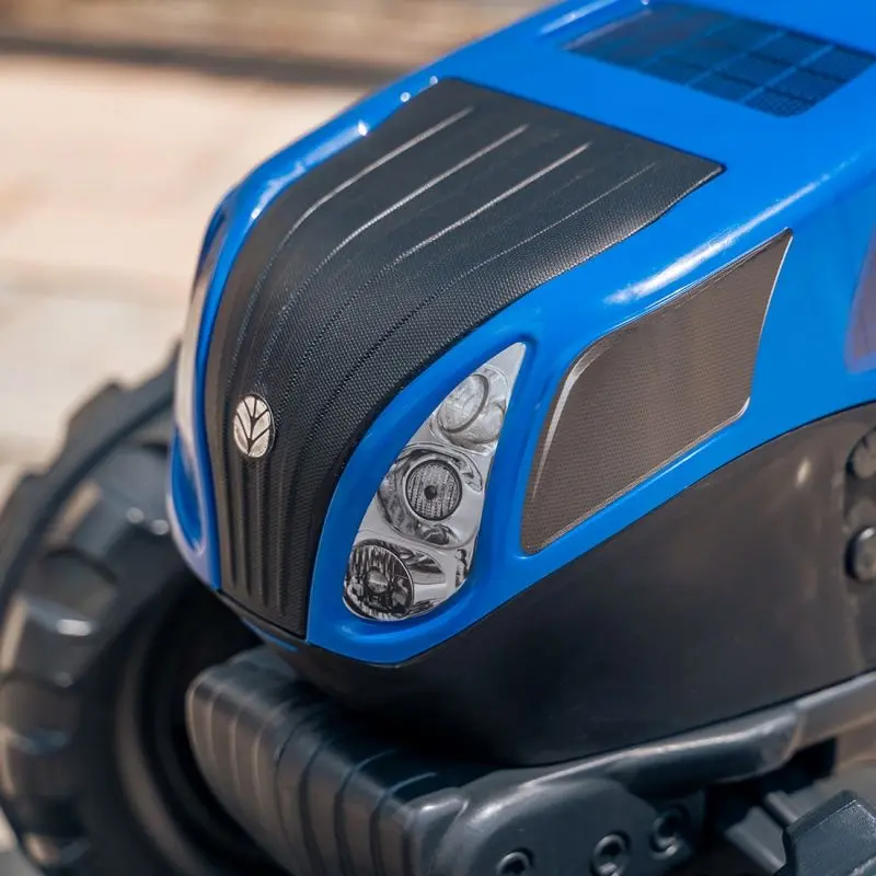 Tractor cu pedale si remorca Falk New Holland Large (Blue)