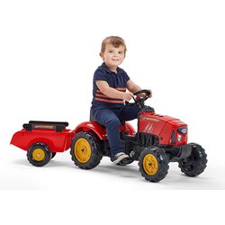 Tractor cu pedale si remorca Falk Supercharger 2030AB (Red) Thumb